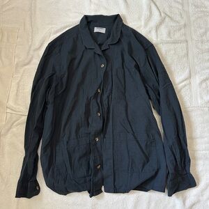 Men's Old Navy Dark Blue Button-Up Shirt
